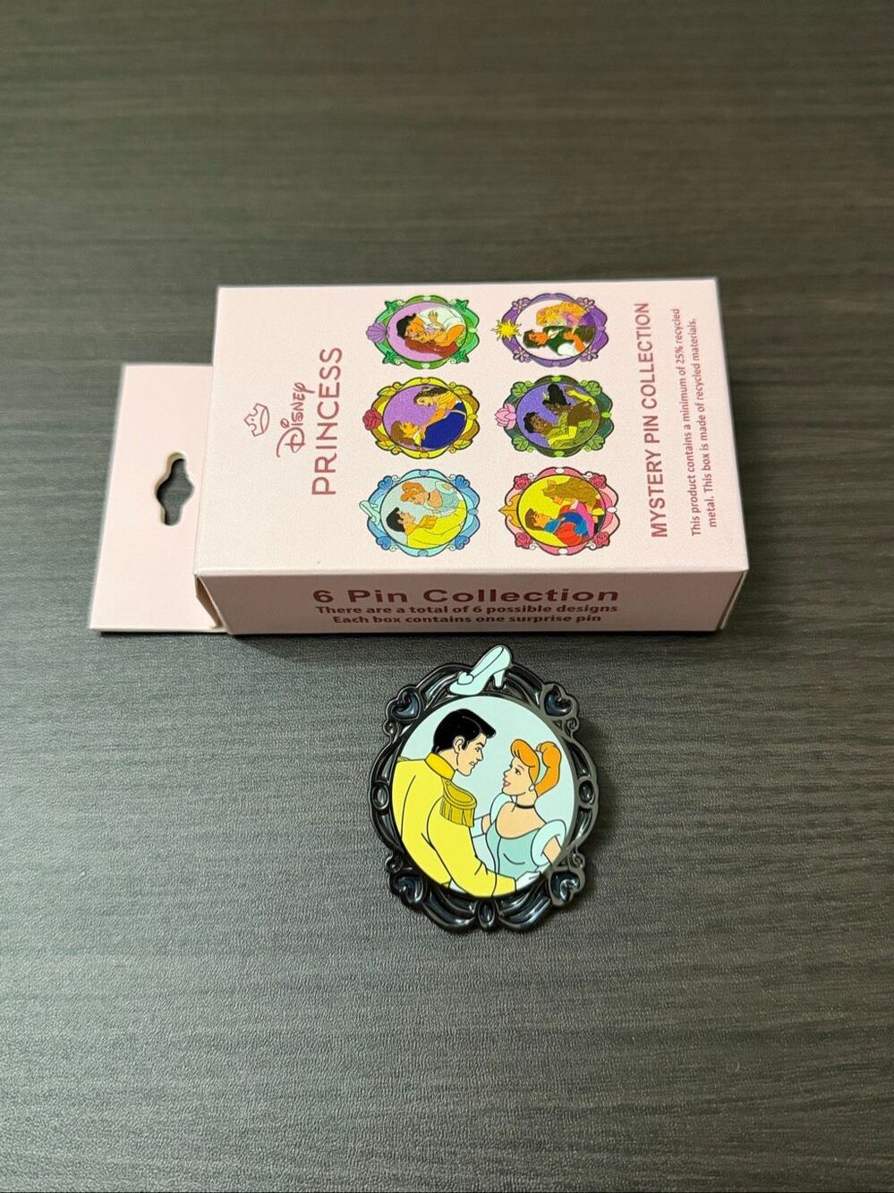 Disney Princess Couples Blind Box Enamel Pin - Cinderella & Prince Charming